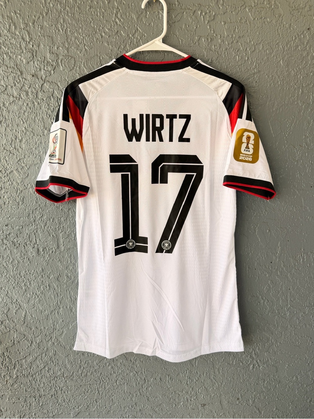 Florian Wirtz Germany 2026 White Player Version Jersey Men